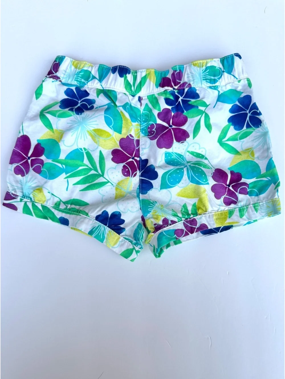 Gymboree Girls 4T Floral Cotton Shorts